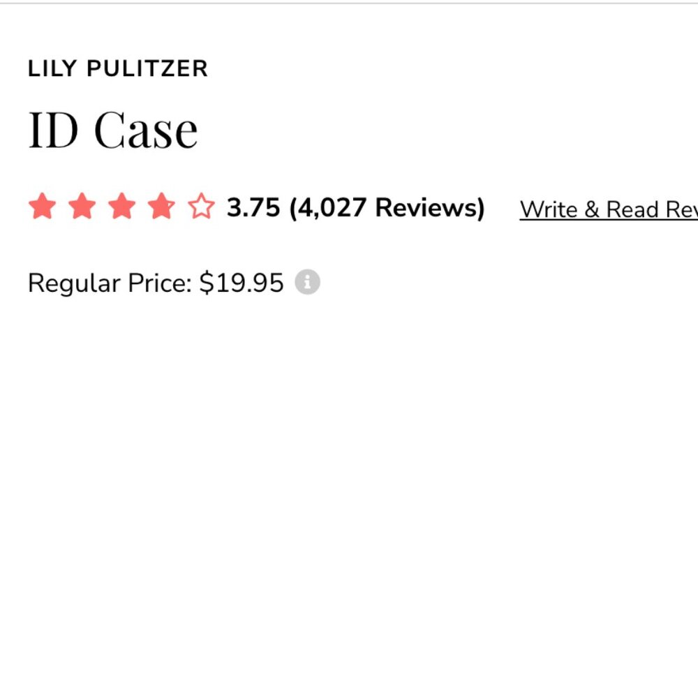 Lilly Pulitzer Key Id Case in Shade Seekers, New - Picture 3 of 3